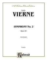 Symphony No. 2 Op. 20-Organ Solo Organ sheet music cover